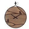Clayre & Eef 5KL0226 Orologio da parete 60x4x72 cm - 1xAA Marrone - Nero