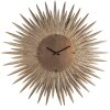 Clayre & Eef 5KL0228 Orologio da parete Ø 69x4 cm - 1xAA color rame rotondo