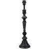 Clayre & Eef 5LMP356 Base per lampada Ø 15x60 cm E27-max 1x60W Nero Rotondo