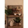 Clayre & Eef 5WA0189 Decorazione murale Moto 60x4x40 cm Marrone Rettangolo