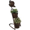 Clayre & Eef 5Y1159 Portapiante 32x20x62 cm Marrone