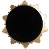 Clayre & Eef 62S277 Specchio Ø 51x3 cm Specchio da parete color oro