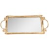 Clayre & Eef 65133 Vassoio decorativo con specchio 51x22x3 cm color oro