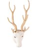 Clayre & Eef 65188M Decorazione Cervo 18x24x42 cm Beige