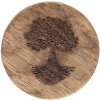 Clayre & Eef 65192 Pomello per porta Ø 4x4 cm Marrone