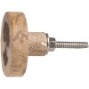 Clayre & Eef 65192 Pomello per porta Ø 4x4 cm Marrone