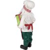 Clayre & Eef 65215 Decorazione Babbo Natale 26x16x46 cm Rosso