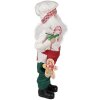 Clayre & Eef 65215 Decorazione Babbo Natale 26x16x46 cm Rosso