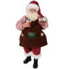 Clayre & Eef 65220 Decorazione Babbo Natale 16x8x28 cm Rosso