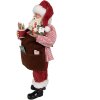 Clayre & Eef 65220 Decorazione Babbo Natale 16x8x28 cm Rosso