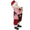 Clayre & Eef 65220 Decorazione Babbo Natale 16x8x28 cm Rosso