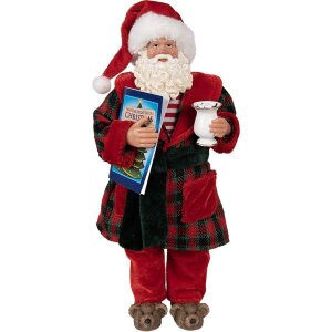 Clayre & Eef 65222 Decorazione Babbo Natale 16x8x28...