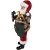Clayre & Eef 65225 Decorazione Babbo Natale 16x8x28 cm Verde