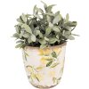 Clayre & Eef 6CE1532XS Vaso da fiori decorativo Ø 11x10 cm Giallo