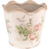 Clayre & Eef 6CE1537M Vaso da fiori Rosa Beige Ø 16x14 cm Ceramica Romantica