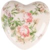 Clayre & Eef 6CE1542L Decorazione Cuore 11x11x4 cm Rosa - Beige