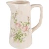 Clayre & Eef 6CE1543M Vaso per decorazioni 15x10x19 cm Rosa - Beige