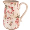 Clayre & Eef 6CE1550M Vaso da decorazione 16x12x18 cm Rosa - Beige