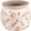 Clayre & Eef 6CE1551S Vaso da fiori decorativo Ø 12x9 cm Rosa - Verde