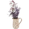 Clayre & Eef 6CE1552M Vaso per decorazioni 16x11x18 cm Rosa - Beige