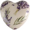 Clayre & Eef 6CE1554L Decorazione Cuore 11x11x4 cm Viola - Verde