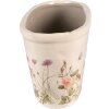 Clayre & Eef 6CE1557M Vaso da fiori decorativo 23x10x11 cm Rosa - Beige Ovale