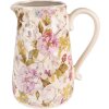 Clayre & Eef 6CE1559L Vaso da decorazione 20x14x23 cm Rosa - Beige