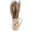 Clayre & Eef 6CE1559L Vaso da decorazione 20x14x23 cm Rosa - Beige