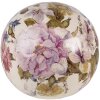 Clayre & Eef 6CE1560M Palla decorativa in ceramica rosa beige Ø 12x11 cm rotonda
