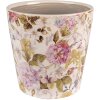 Clayre & Eef 6CE1562S Vaso da fiori decorativo Ø 14x13 cm Rosa - Beige
