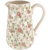 Clayre & Eef 6CE1563L Vaso da decorazione 20x14x23 cm Rosa - Beige