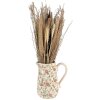 Clayre & Eef 6CE1563L Vaso da decorazione 20x14x23 cm Rosa - Beige
