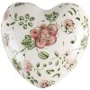 Clayre & Eef 6CE1565M Decorazione Cuore Rosa Beige 8x8x4 cm Ceramica Antica