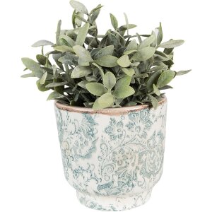 Clayre & Eef 6CE1574S Vaso da fiori decorativo...