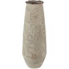Clayre & Eef 6CE1576L Vaso da decorazione Ø 14x40 cm Verde - Beige