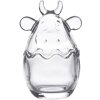 Clayre & Eef 6GL4236 Barattolo con coperchio Ø 8x14 cm Bonbonniere trasparente
