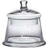 Clayre & Eef 6GL4259 Barattolo con coperchio Ø 12x13 cm rotondo