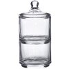 Clayre & Eef 6GL4260 Barattolo con coperchio Ø 10x21 cm Rotondo