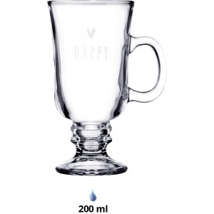 Clayre & Eef 6GL4373 Bicchiere da tè 10x8x15...