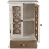 Clayre & Eef 6H2183 Armadio 32x13x51 cm Libreria bianca-marrone