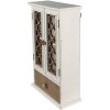 Clayre & Eef 6H2183 Armadio 32x13x51 cm Libreria bianca-marrone