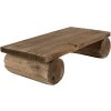 Clayre & Eef 6H2203 Fioriera da tavolo 25x12x8 cm Marrone Rettangolo