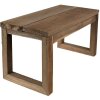 Clayre & Eef 6H2205 Tavolo fioriera 38x18x19 cm Marrone Rettangolo