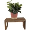 Clayre & Eef 6H2205 Tavolo fioriera 38x18x19 cm Marrone Rettangolo