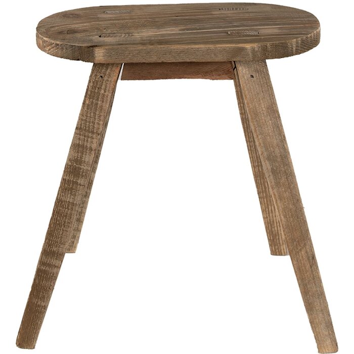 Clayre & Eef 6H2206 Fioriera da tavolo 30x16x32 cm Marrone Ovale