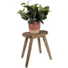 Clayre & Eef 6H2206 Fioriera da tavolo 30x16x32 cm Marrone Ovale