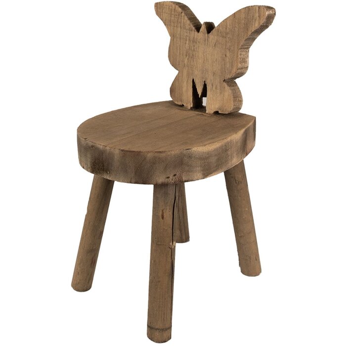 Clayre & Eef 6H2210 Tavolo con fioriera 18x19x34 cm Marrone