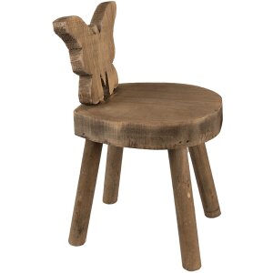 Clayre & Eef 6H2210 Tavolo con fioriera 18x19x34 cm Marrone