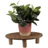 Clayre & Eef 6H2219 Fioriera da tavolo 40x20x11 cm Marrone Ovale
