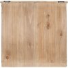 Clayre & Eef 6H2265 Armadio a muro 53x15x51 cm Bianco - Marrone Rettangolo